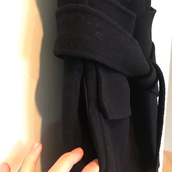 Goen.J Wool Pocket Wrap Dress - Picture 12 of 13